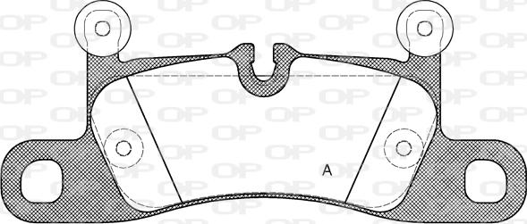 Open Parts BPA1379.10 - Kit pastiglie freno, Freno a disco autozon.pro