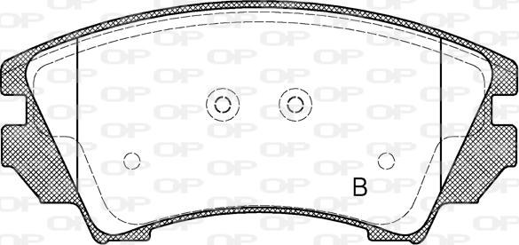 Open Parts BPA1375.12 - Kit pastiglie freno, Freno a disco autozon.pro