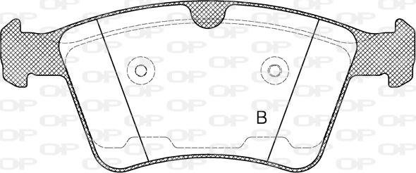 Open Parts BPA1370.00 - Kit pastiglie freno, Freno a disco autozon.pro