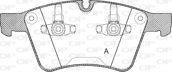 Open Parts BPA1370.00 - Kit pastiglie freno, Freno a disco autozon.pro