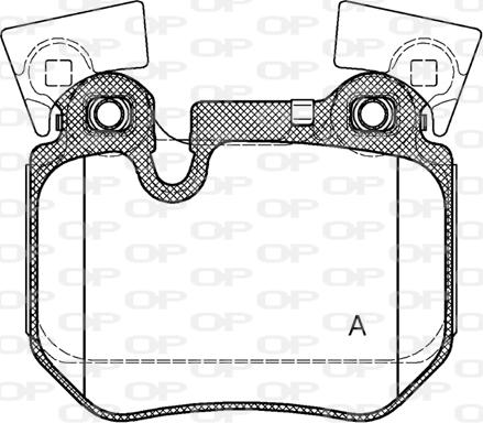 Open Parts BPA1373.00 - Kit pastiglie freno, Freno a disco autozon.pro