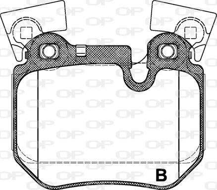 Open Parts BPA1373.00 - Kit pastiglie freno, Freno a disco autozon.pro