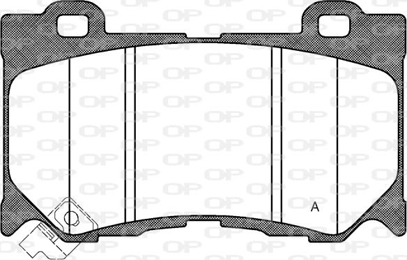 Open Parts BPA1372.01 - Kit pastiglie freno, Freno a disco autozon.pro