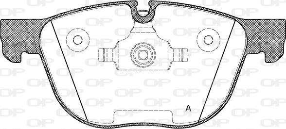 Open Parts BPA1297.00 - Kit pastiglie freno, Freno a disco autozon.pro