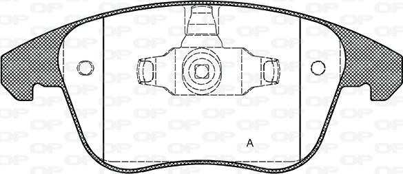 Valeo 671095 - Kit pastiglie freno, Freno a disco autozon.pro