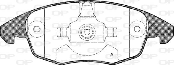 Open Parts BPA1248.00 - Kit pastiglie freno, Freno a disco autozon.pro