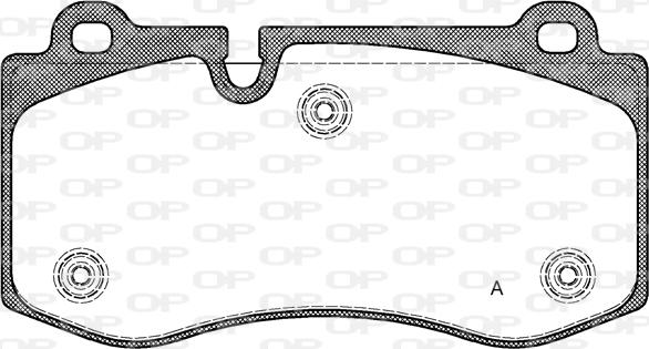 Open Parts BPA1202.00 - Kit pastiglie freno, Freno a disco autozon.pro