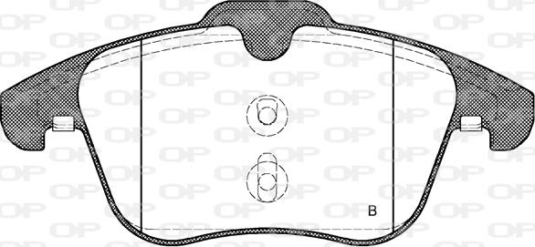 Open Parts BPA1219.00 - Kit pastiglie freno, Freno a disco autozon.pro