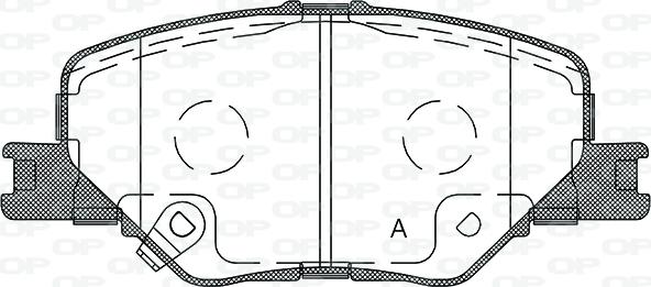 Open Parts BPA1795.02 - Kit pastiglie freno, Freno a disco autozon.pro