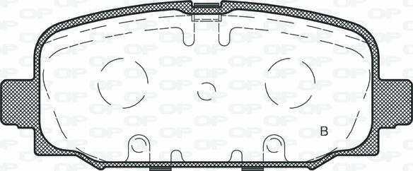 Open Parts BPA1796.02 - Kit pastiglie freno, Freno a disco autozon.pro