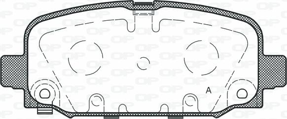 Open Parts BPA1796.02 - Kit pastiglie freno, Freno a disco autozon.pro