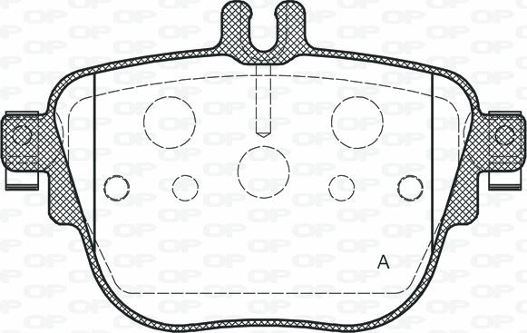 Open Parts BPA1792.00 - Kit pastiglie freno, Freno a disco autozon.pro