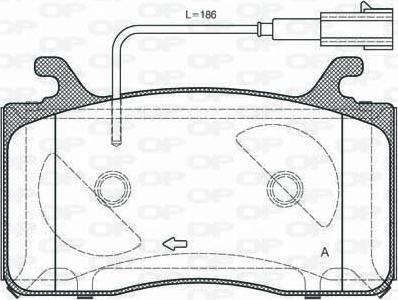 Open Parts BPA1759.22 - Kit pastiglie freno, Freno a disco autozon.pro