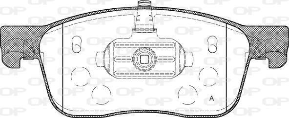 Open Parts BPA1719.00 - Kit pastiglie freno, Freno a disco autozon.pro