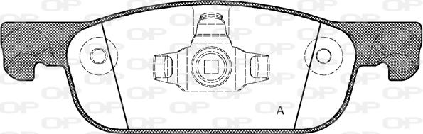 Open Parts BPA1718.00 - Kit pastiglie freno, Freno a disco autozon.pro