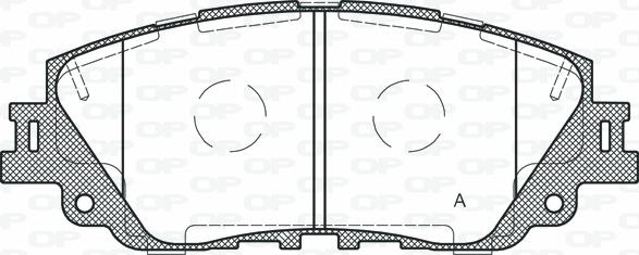 Open Parts BPA1787.00 - Kit pastiglie freno, Freno a disco autozon.pro