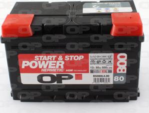 Open Parts BS080L4.00 - Batteria avviamento autozon.pro