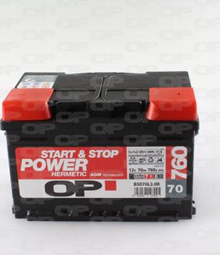 Open Parts BS070L3.00 - Batteria avviamento autozon.pro