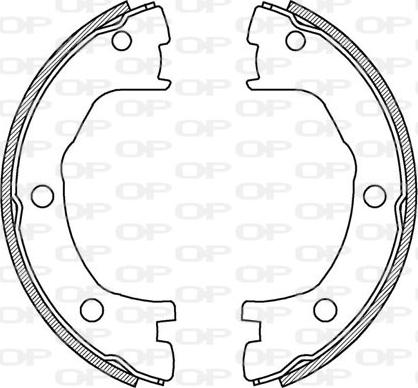 Open Parts BSA2194.00 - Kit ganasce freno autozon.pro