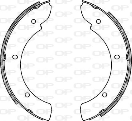 Open Parts BSA2193.00 - Kit ganasce freno autozon.pro