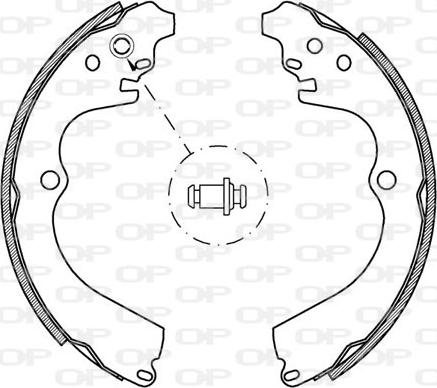 Open Parts BSA2177.00 - Kit ganasce freno autozon.pro