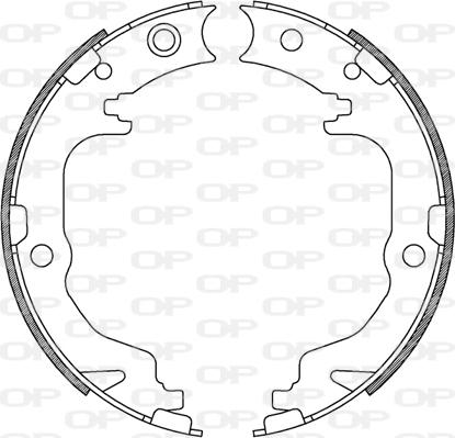 Open Parts BSA2247.00 - Kit ganasce freno autozon.pro