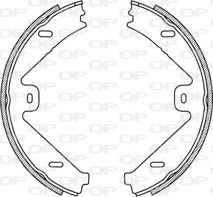 Open Parts BSA2225.00 - Kit ganasce freno autozon.pro