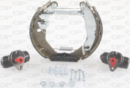 Open Parts BSK2101.00 - Kit ganasce freno autozon.pro