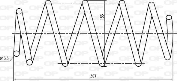 Open Parts CSR9042.02 - Molla autotelaio autozon.pro