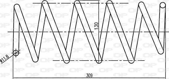 Open Parts CSR9065.00 - Molla autotelaio autozon.pro