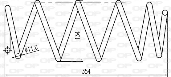 Open Parts CSR9033.00 - Molla autotelaio autozon.pro