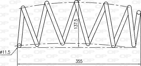 Open Parts CSR9032.00 - Molla autotelaio autozon.pro