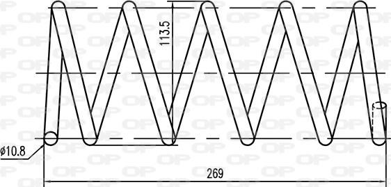 Open Parts CSR9029.00 - Molla autotelaio autozon.pro