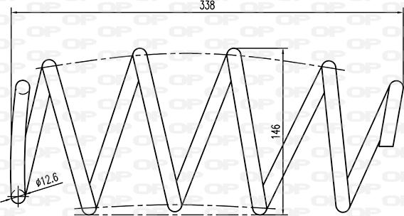 Open Parts CSR9146.00 - Molla autotelaio autozon.pro