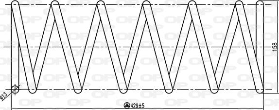 Open Parts CSR9132.00 - Molla autotelaio autozon.pro