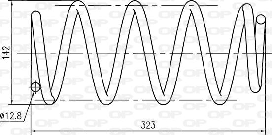 Open Parts CSR9276.00 - Molla autotelaio autozon.pro