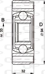 Open Parts CVJ5402.20 - Kit giunti, Semiasse autozon.pro