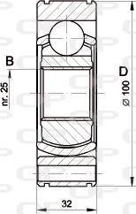 Open Parts CVJ5419.20 - Kit giunti, Semiasse autozon.pro