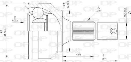 Open Parts CVJ5530.10 - Kit giunti, Semiasse autozon.pro