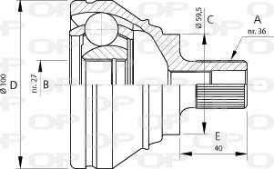 Open Parts CVJ5699.10 - Kit giunti, Semiasse autozon.pro