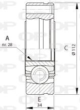 Open Parts CVJ5693.20 - Kit giunti, Semiasse autozon.pro