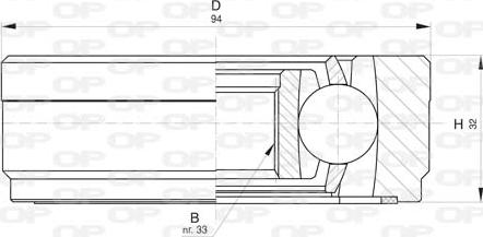 Open Parts CVJ5814.20 - Kit giunti, Semiasse autozon.pro