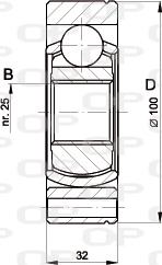 Open Parts CVJ5399.20 - Kit giunti, Semiasse autozon.pro