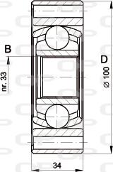 Open Parts CVJ5398.20 - Kit giunti, Semiasse autozon.pro