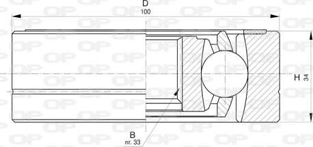 Open Parts CVJ5795.20 - Kit giunti, Semiasse autozon.pro