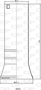 Open Parts DCK5113.02 - Parapolvere, Ammortizzatore autozon.pro