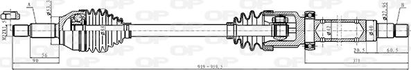 Open Parts DRS6497.00 - Albero motore / Semiasse autozon.pro