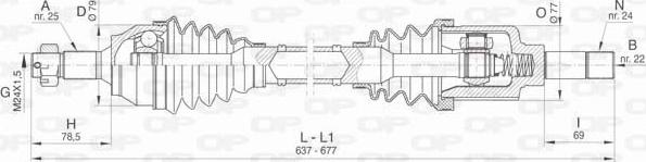 Open Parts DRS6467.00 - Albero motore / Semiasse autozon.pro