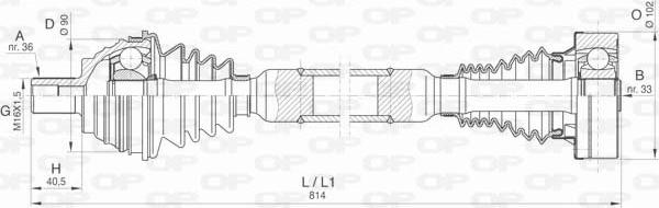 Open Parts DRS6419.00 - Albero motore / Semiasse autozon.pro