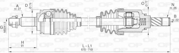 Open Parts DRS6417.00 - Albero motore / Semiasse autozon.pro